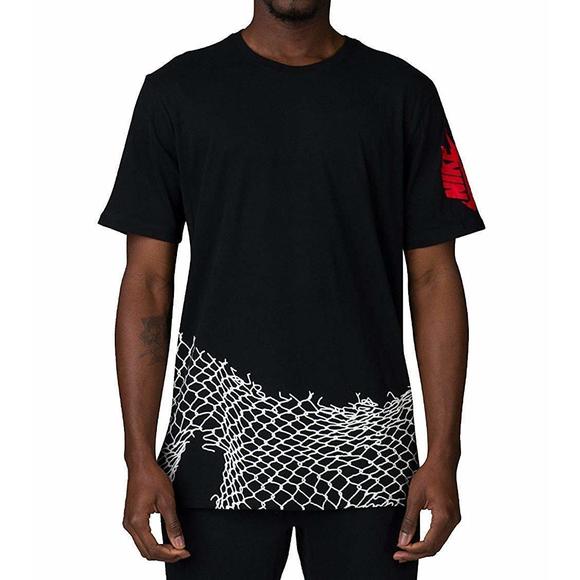 Nike Mens Air Chain Fence Basketball T-Shirt,L - Picture 2 of 2